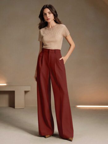 Pantalón de vestir Keyla - Rojo - Imagen 2