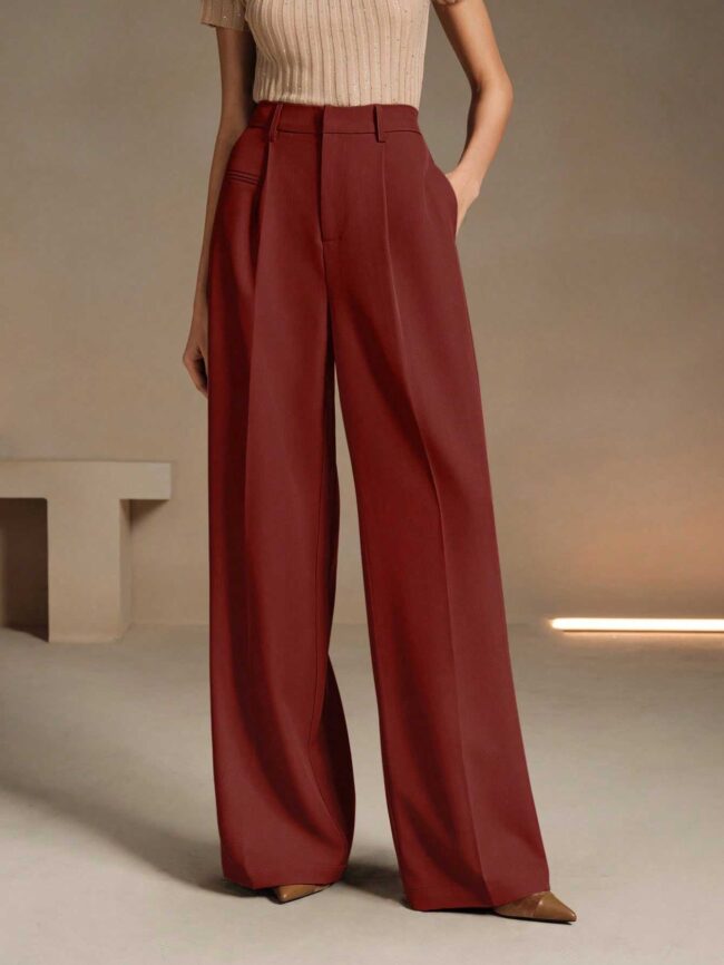 Pantalón de vestir Keyla - Rojo - Imagen 5