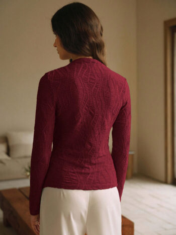 Cafarena con textura rojo - Imagen 3