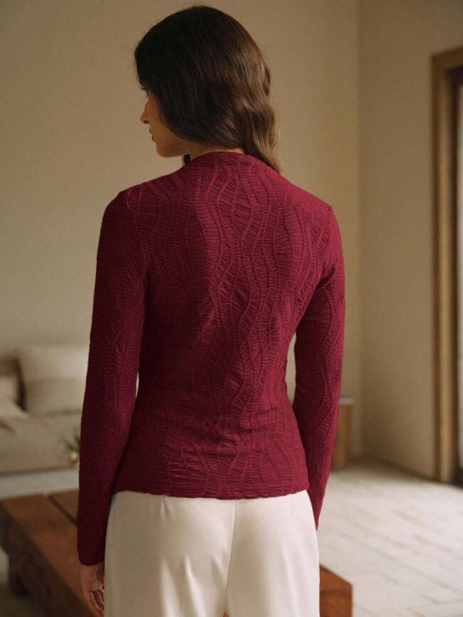 Cafarena con textura rojo - Imagen 3