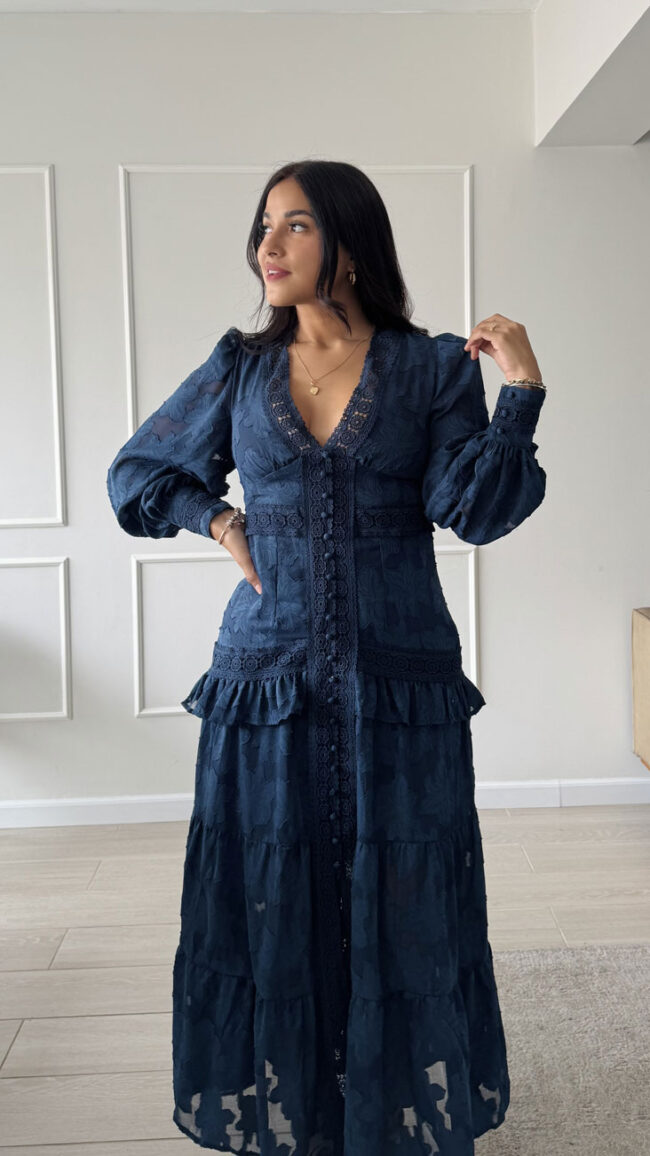 Vestido Valentina Azul - Imagen 3