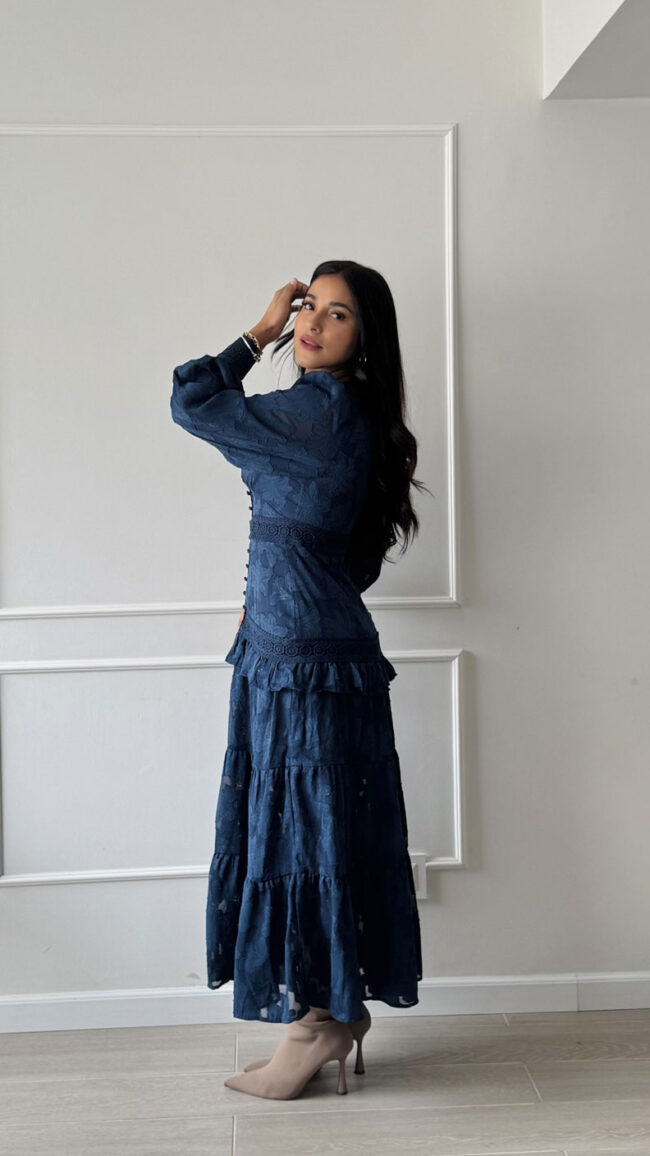 Vestido Valentina Azul - Imagen 4