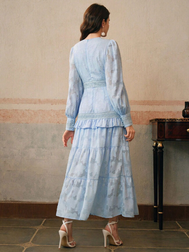 Vestido Valentina Celeste - Imagen 5
