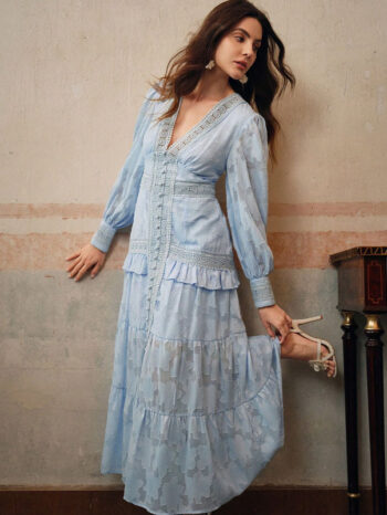 Vestido Valentina Celeste - Imagen 3