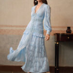 Vestido Valentina Celeste