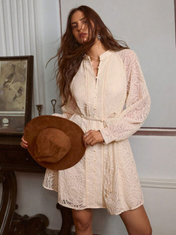 Vestido de broderie Isabella - Imagen 3