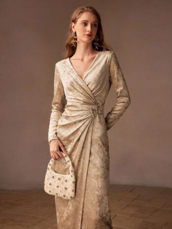 Vestido Amélie champagne - Imagen 5