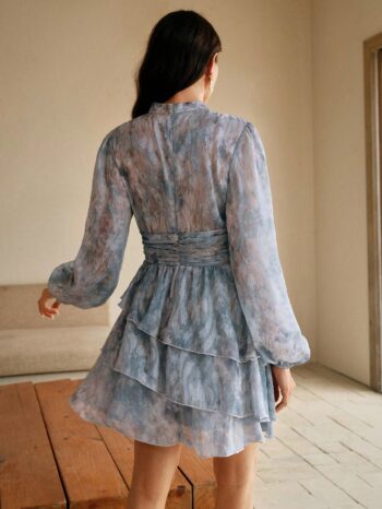 Vestido Aurora celeste - Imagen 5