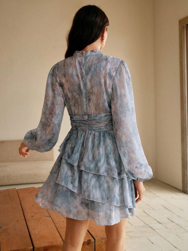 Vestido Aurora celeste - Imagen 5
