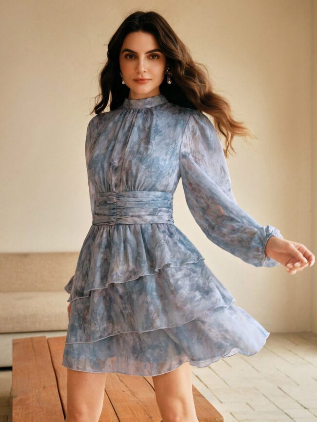 Vestido Aurora celeste - Imagen 2