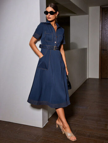 Vestido Renata - azul - Imagen 3
