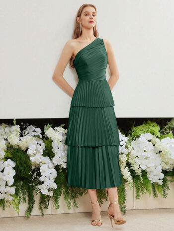 Vestido Natalia - verde esmeralda - Imagen 2
