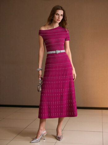 Vestido Valeria magenta - Imagen 4