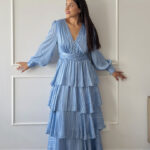 Vestido Celeste