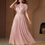 Vestido elegante Helena rosa
