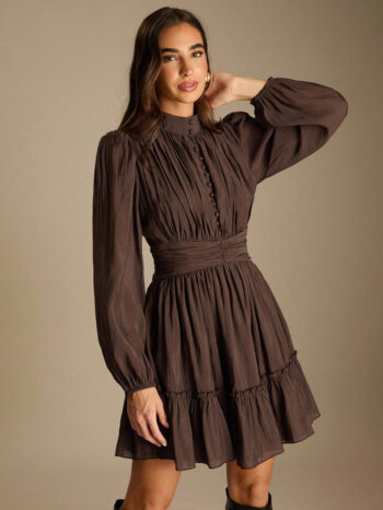 Vestido Bianca  chocolate - Imagen 4
