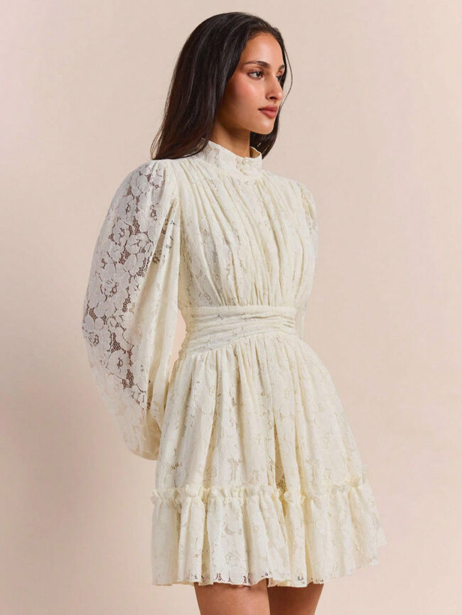 Vestido Bianca blanco - Imagen 5