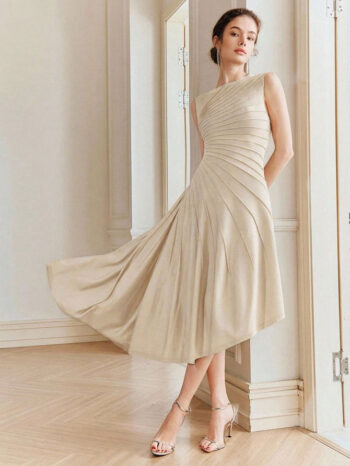 Vestido Nicolle beige