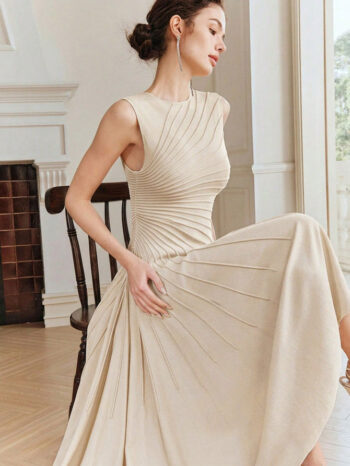 Vestido Nicolle beige - Imagen 5