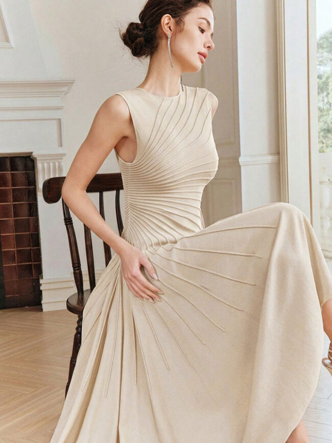 Vestido Nicolle beige - Imagen 5