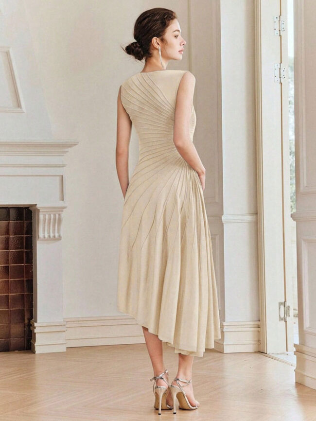 Vestido Nicolle beige - Imagen 4