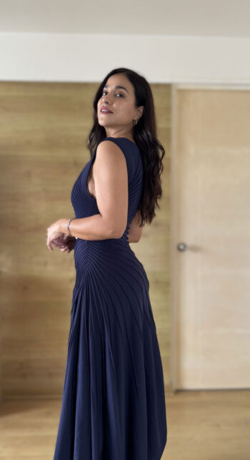Vestido Nicolle azul marino - Imagen 3